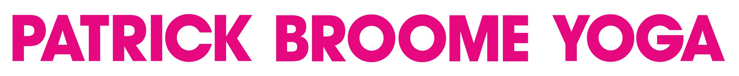 Logo quer Patrick Broome Yoga